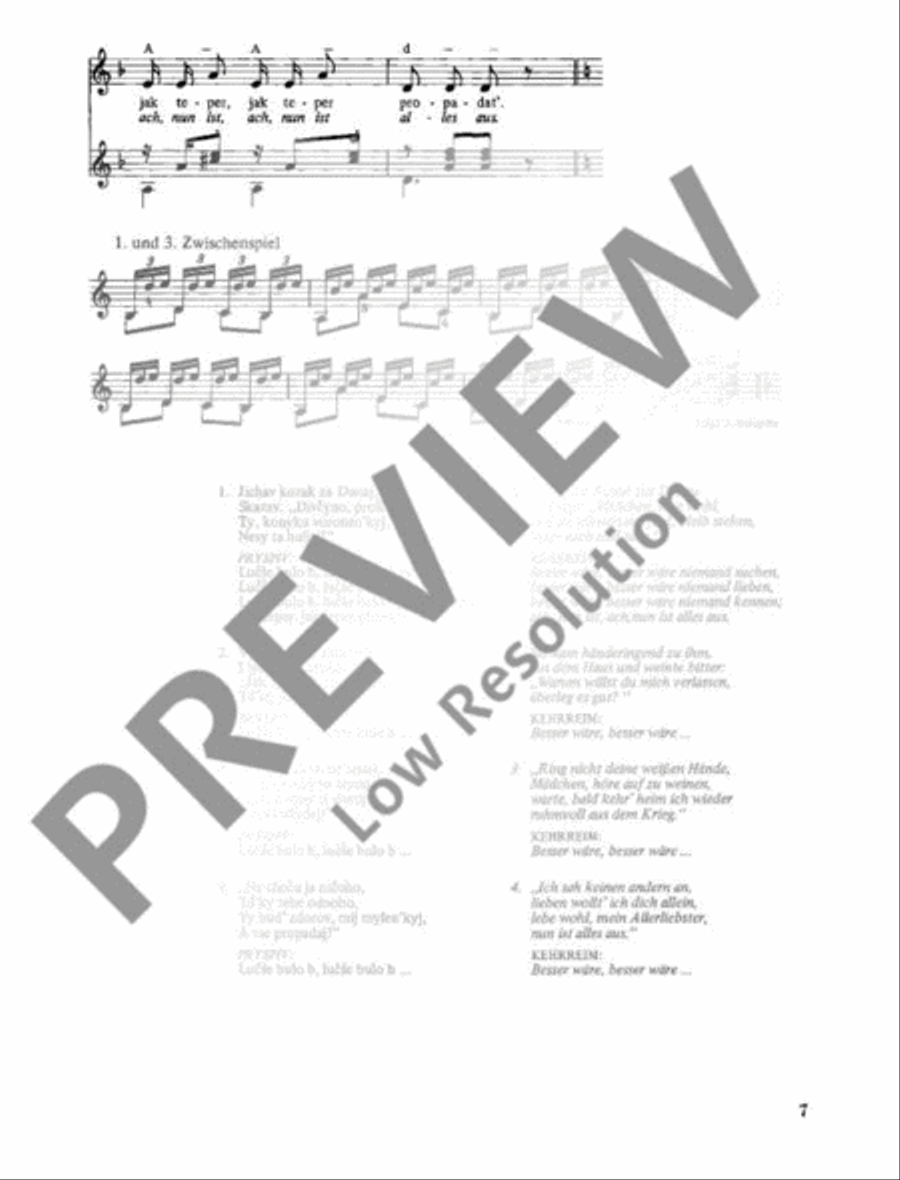 Ukrainische Volksweisen High Voice scores gallery preview page 8