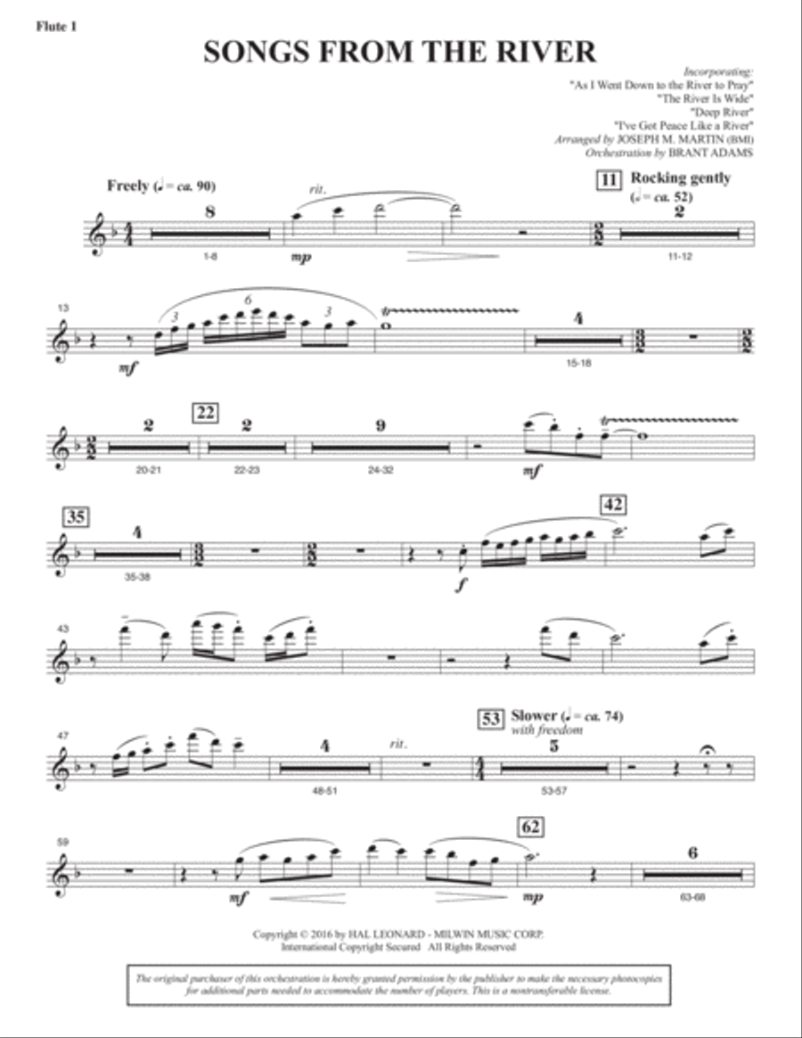 Sacred Places - Flute 1 Choir scores gallery preview page 2