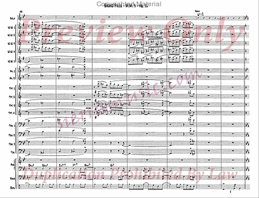 Sound Piece For Jazz Orchestra Big Band scores gallery preview page 33