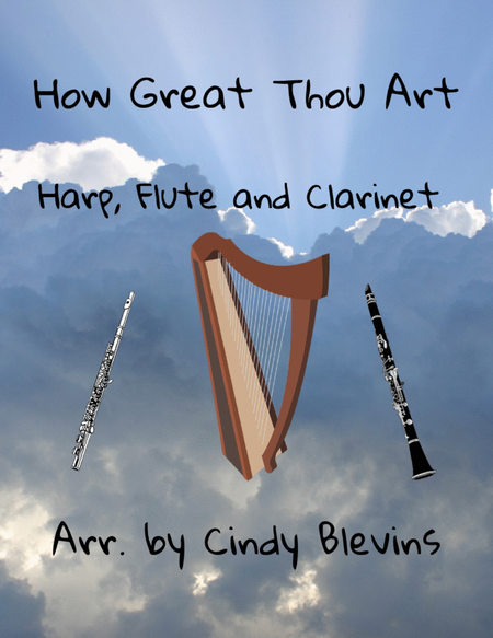 How Great Thou Art, for Harp, Flute and Clarinet image number null