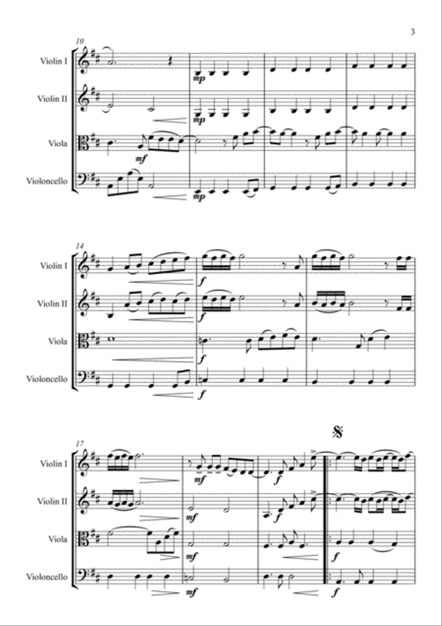 Angels String Quartet scores gallery preview page 4