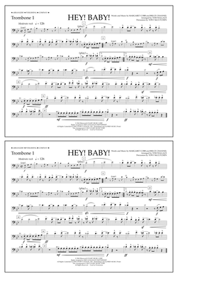 Book cover for Hey! Baby! - Trombone 1
