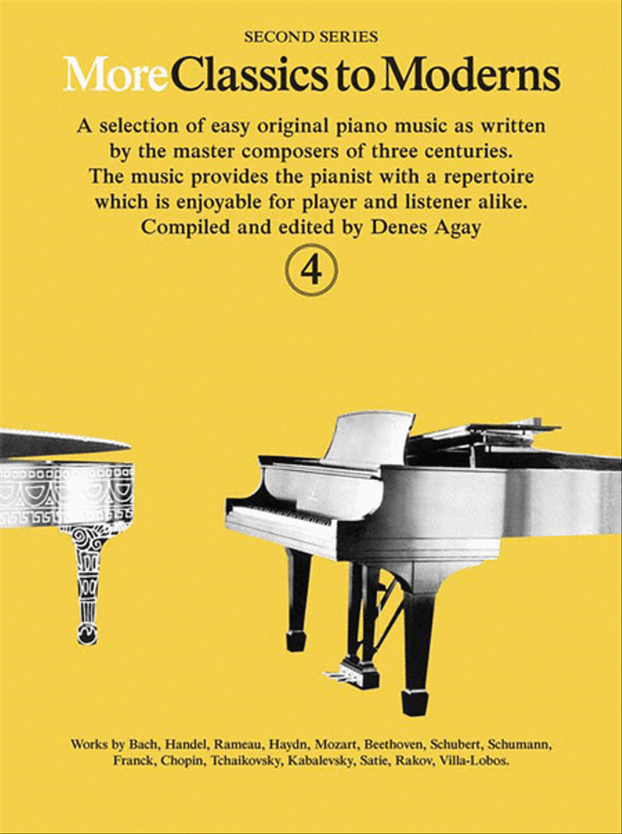 More Classics to Moderns – Second Series, Book 4 Piano Solo scores gallery preview page 1