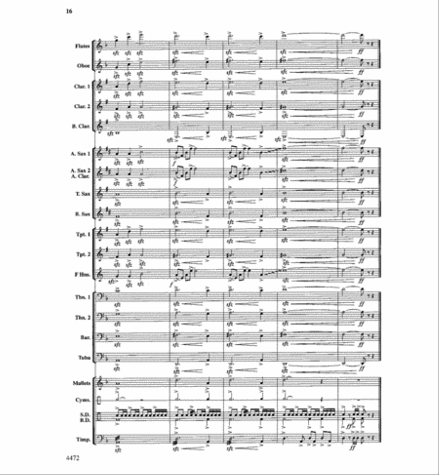 King's Mountain Adventure Concert Band scores gallery preview page 17