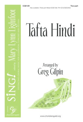 Book cover for Tafta Hindi (Two-part)