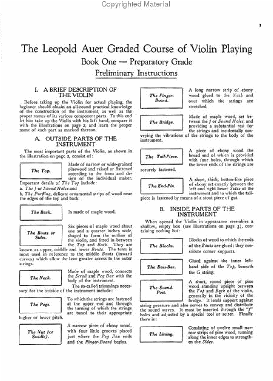 Graded Course of Violin Playing