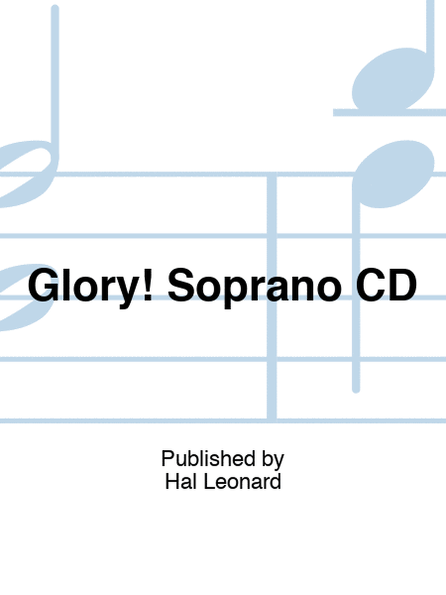Glory! Soprano CD