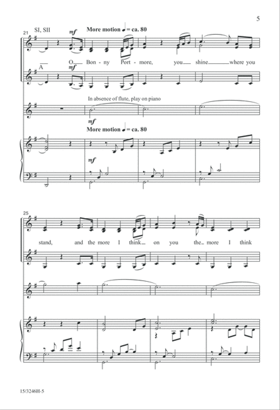 Bonny Portmore Bonny Portmore SSA scores gallery preview page 5