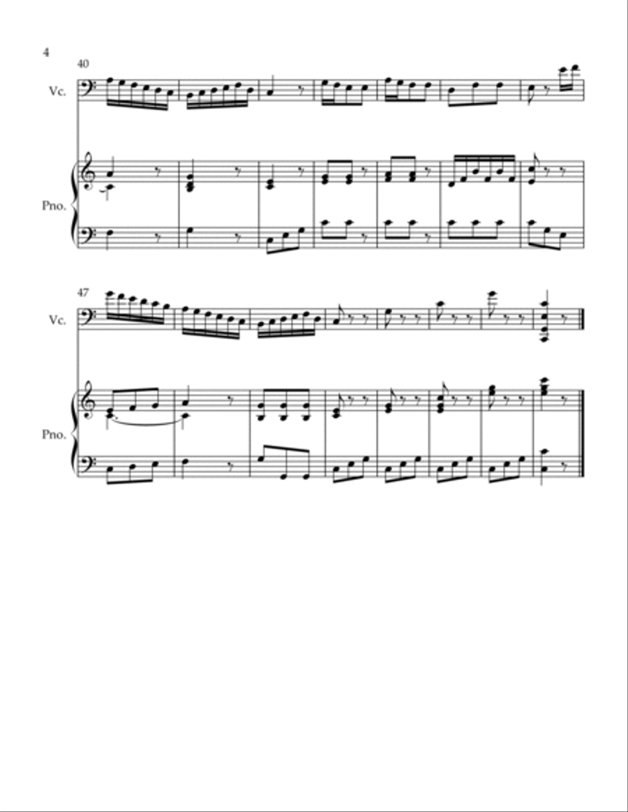 Vivace Piano scores gallery preview page 4