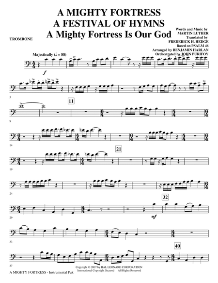 A Mighty Fortress - A Festival of Hymns - Trombone