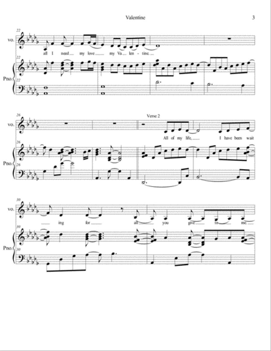 Valentine Voice scores gallery preview page 3