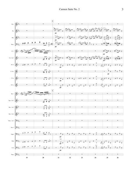 Carmen Suite No. 2 for Concert Band image number null