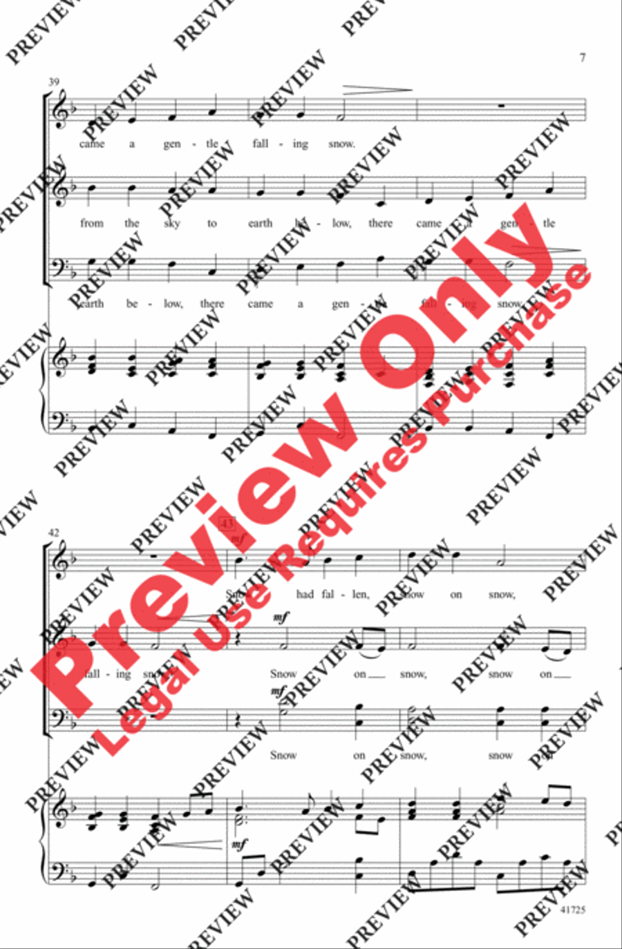 Winter Canon - SoundTrax CD (CD only) Choir scores gallery preview page 7