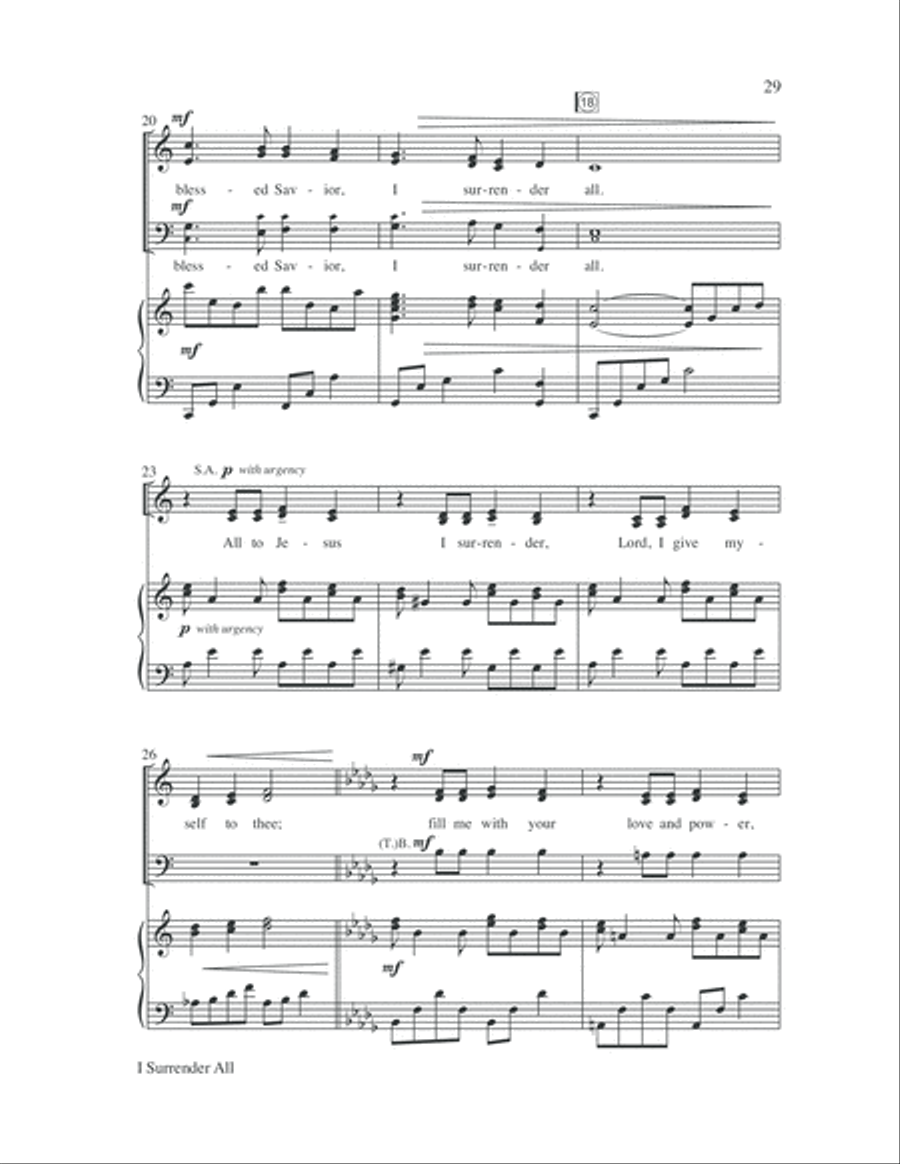The Seven Last Days 4-Part scores gallery preview page 33