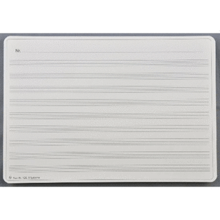 Music manuscript paper - strong white card 9 staves