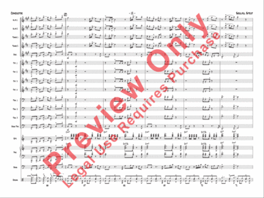 Soulful Strut Jazz Ensemble scores gallery preview page 13