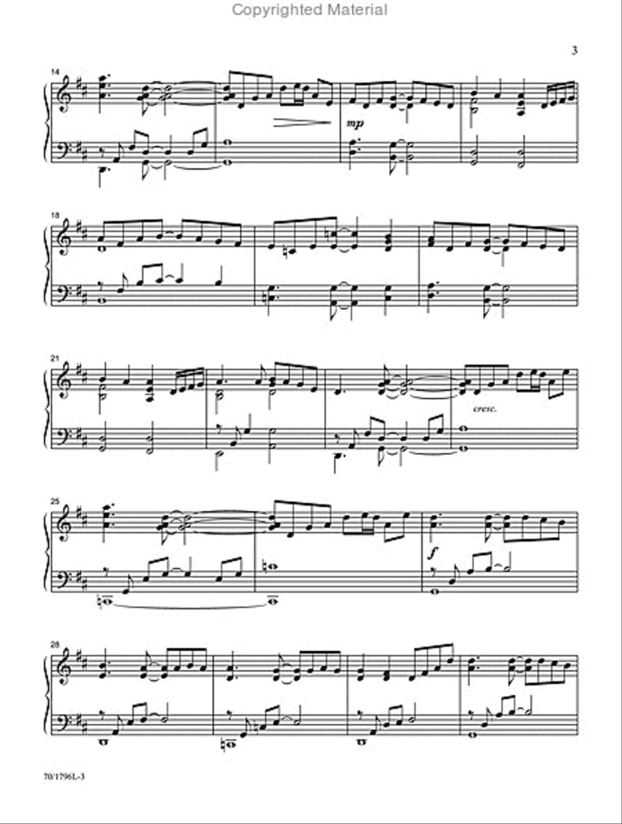 I Know Whom I Have Believed Piano Solo scores gallery preview page 3