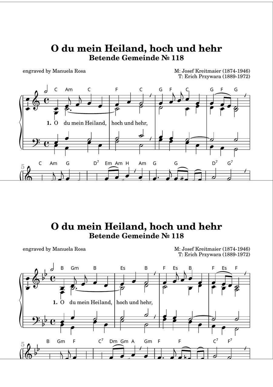 Marienlieder: Betende Gemeinde Collection 125, 133, 137 (Gottesloblieder) Organ Solo scores gallery preview page 6