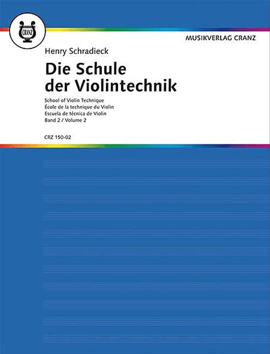 Book cover for School of Violin Technique – Volume 2