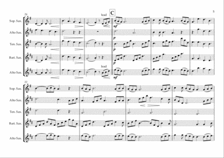 Perfect Woodwind Quartet scores gallery preview page 5