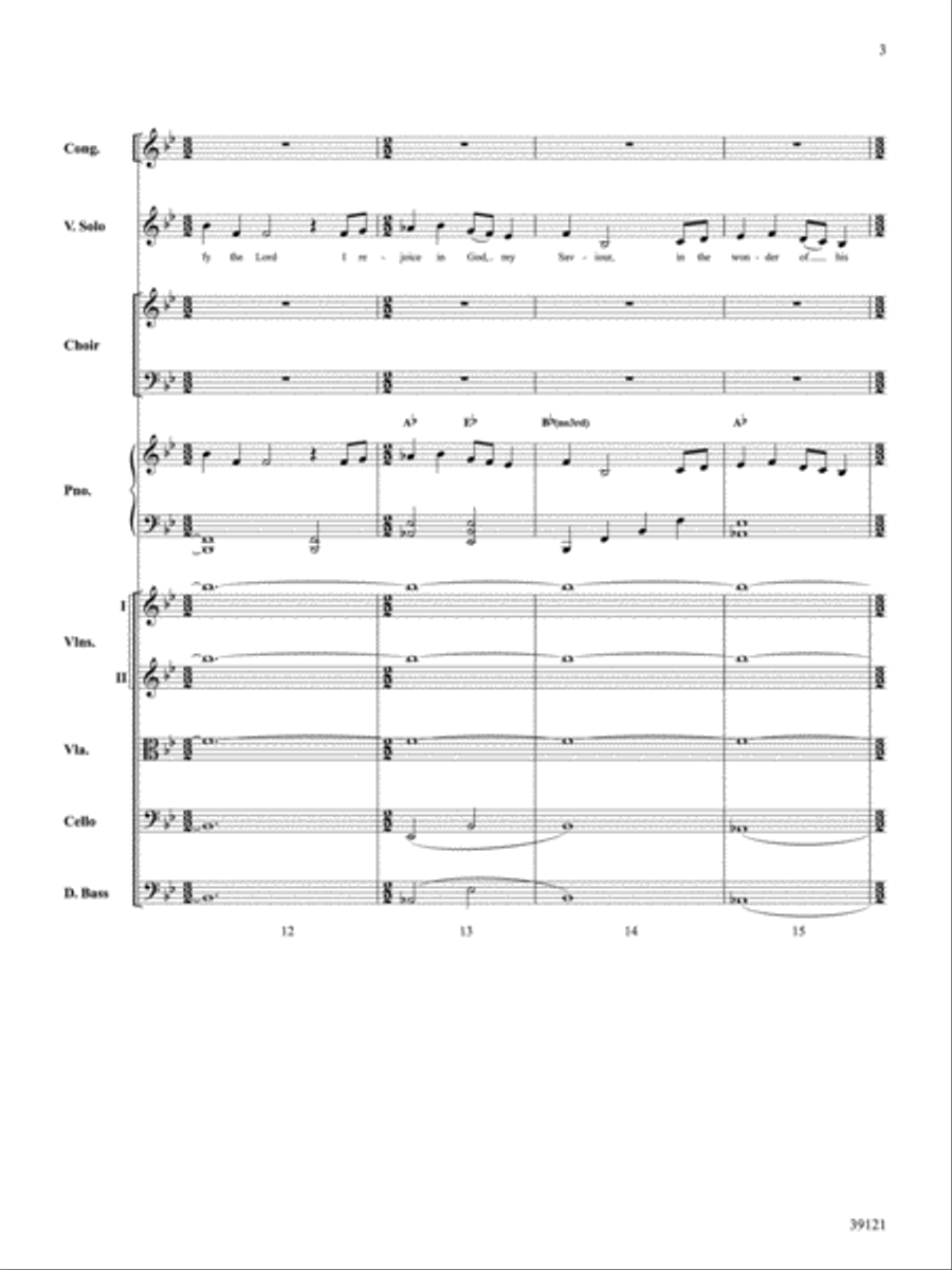 Magnificat & Nunc Dimittis Choir scores gallery preview page 4