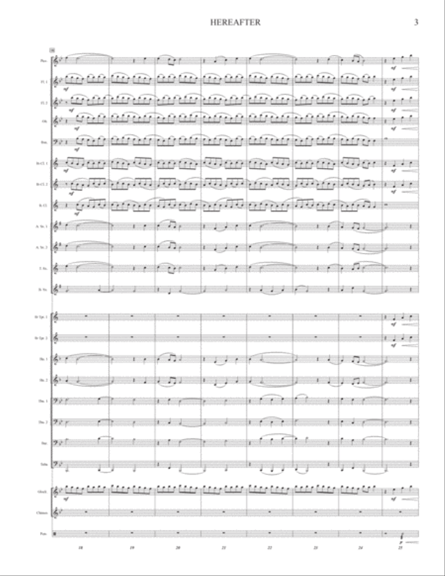 Hereafter - Concert Band Concert Band scores gallery preview page 5