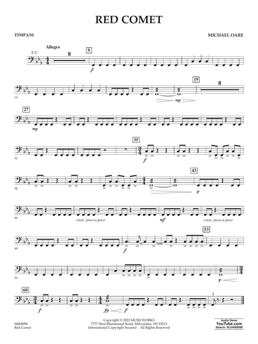 Red Comet - Timpani