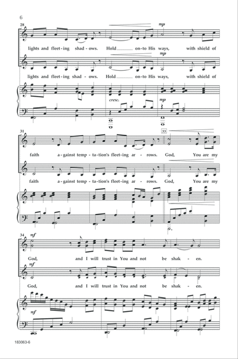 Still, My Soul, Be Still SSAA scores gallery preview page 5