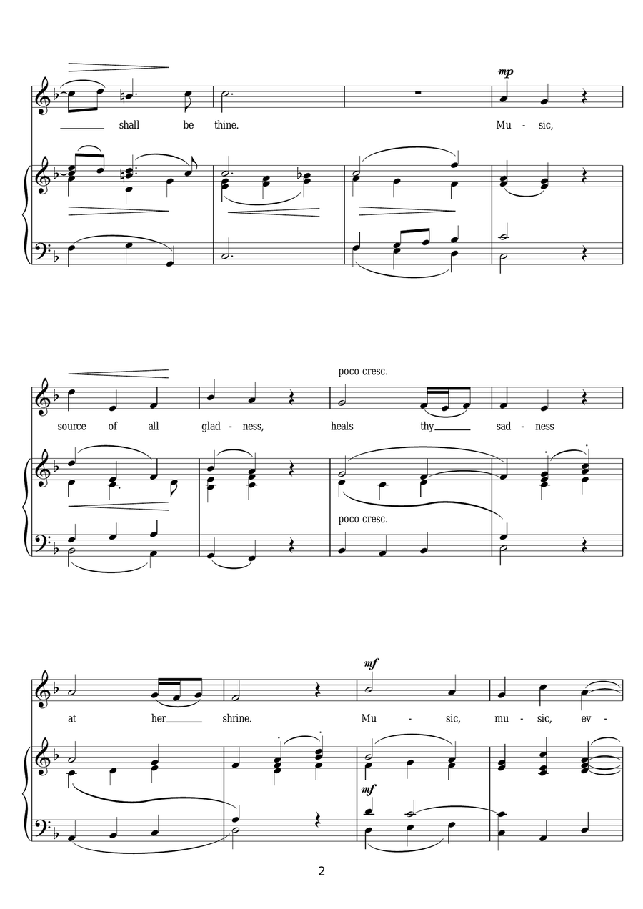 Art Thou Troubled? (from Rodelinda) Piano, Vocal scores gallery preview page 2