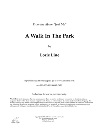 Book cover for A Walk In The Park