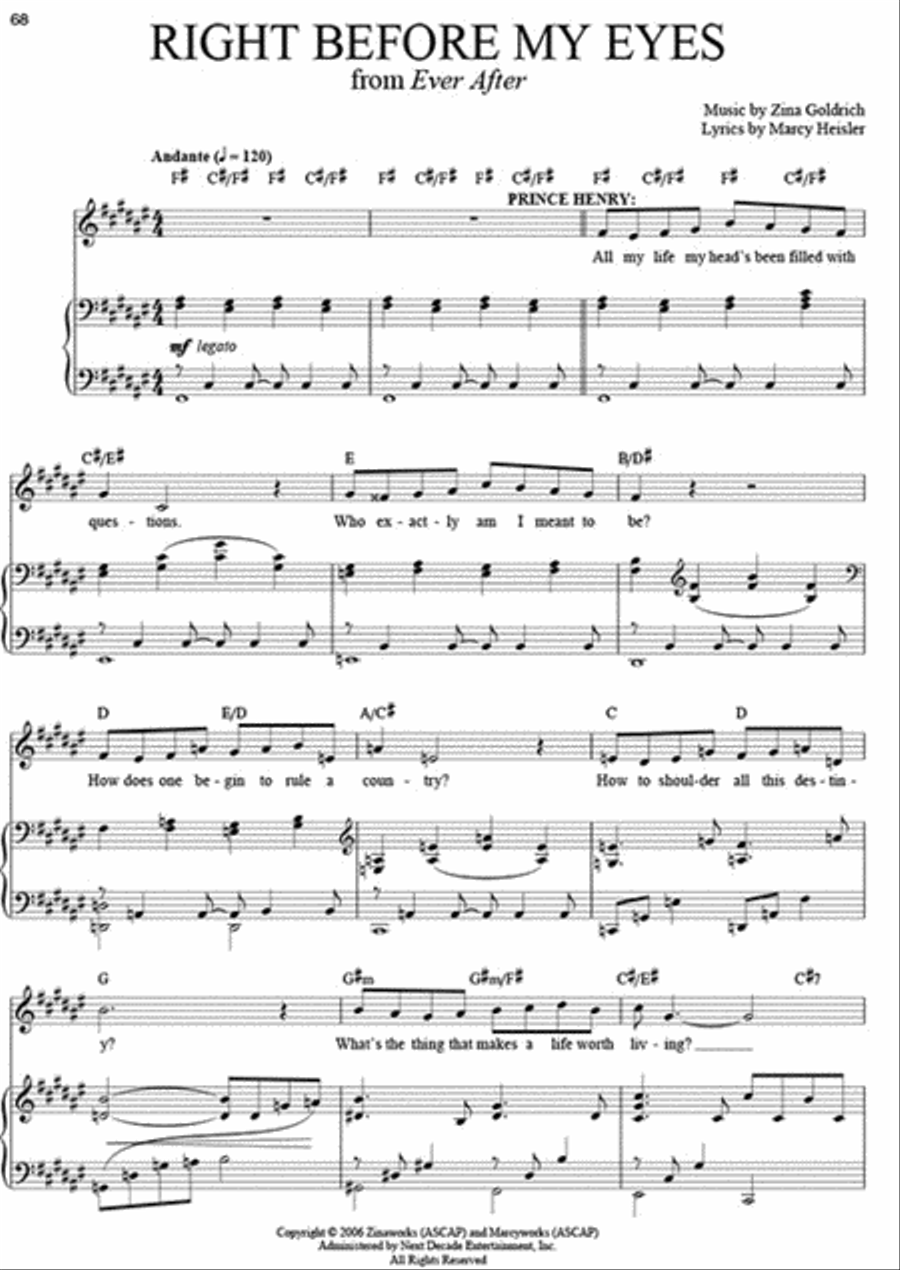 Contemporary Theatre Songs - Tenor Voice scores gallery preview page 5