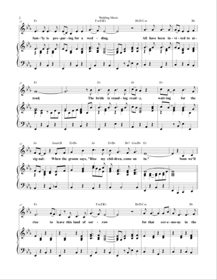 Wedding Music Voice scores gallery preview page 2