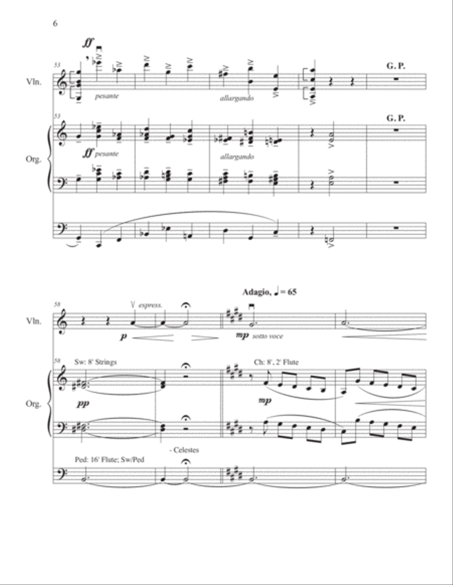 Gothic Hymn String Duet scores gallery preview page 6