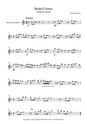 Bridal Chorus (Wedding March) - Richard Wagner (Soprano Sax)