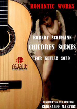 Book cover for CHILDREN SCENES Opus 15 - ROBERT SCHUMANN - FOR GUITAR SOLO