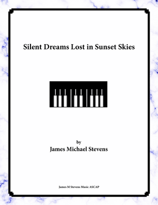 Book cover for Silent Dreams Lost in Sunset Skies