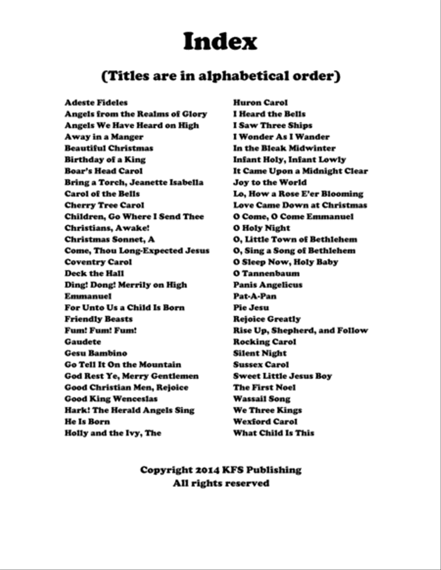 60 Christmas Hymns for the Solo Performer Trumpet Solo scores gallery preview page 2