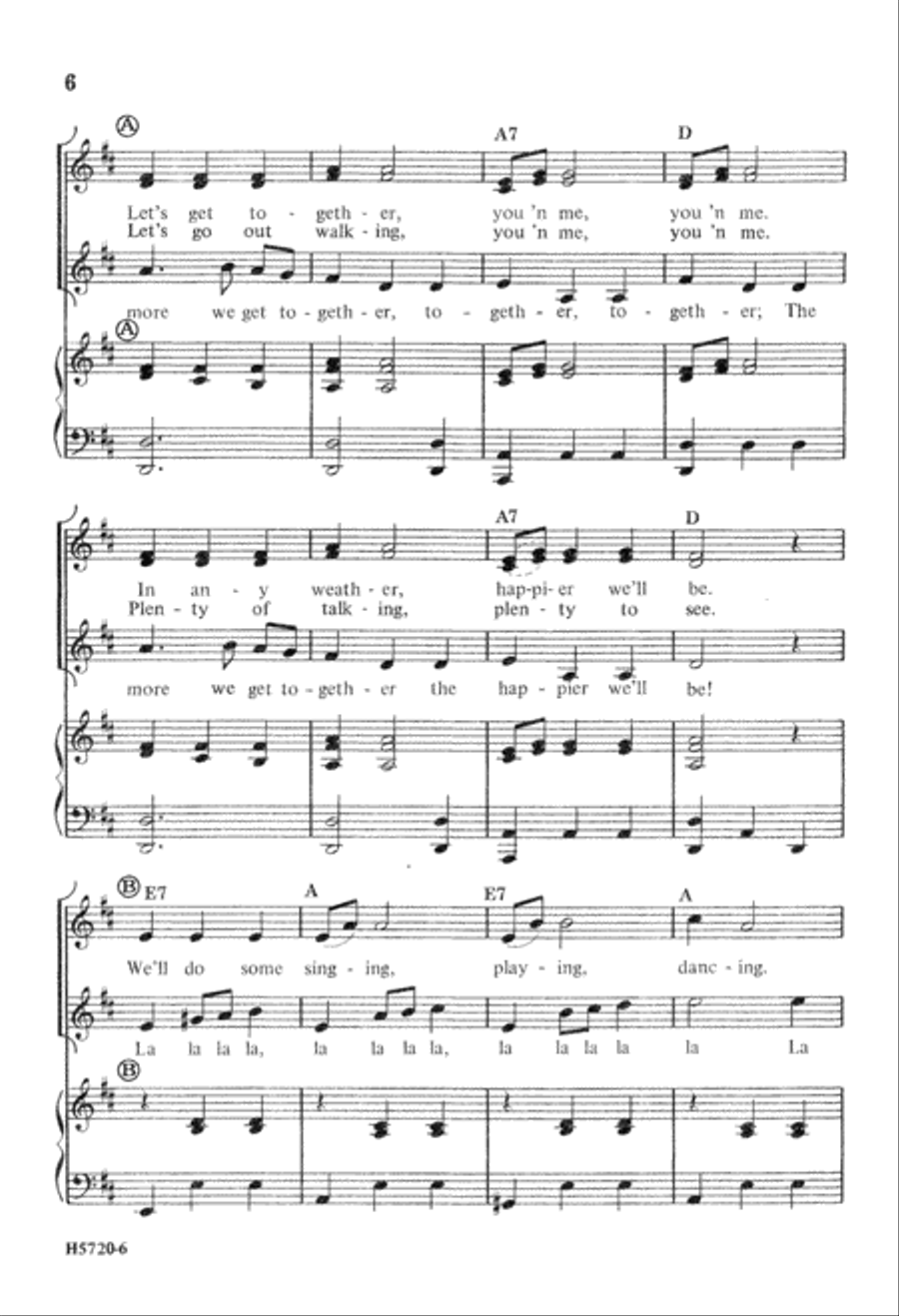 Folk Partner Songs SSA scores gallery preview page 7