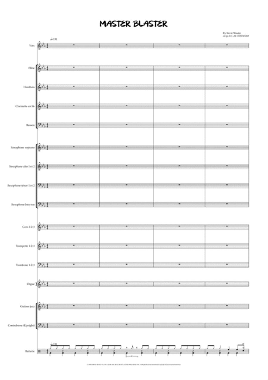 Master Blaster Master Blaster Jazz Ensemble scores gallery preview page 2