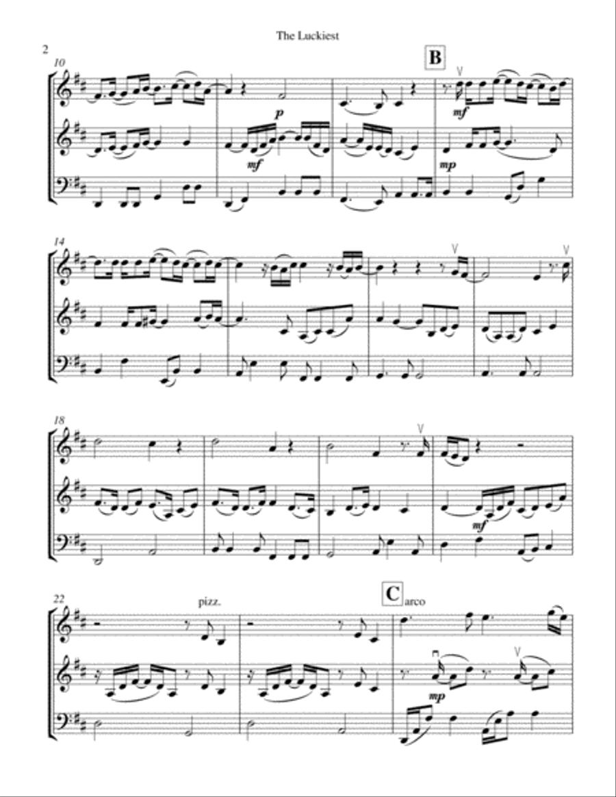 The Luckiest String Trio scores gallery preview page 3