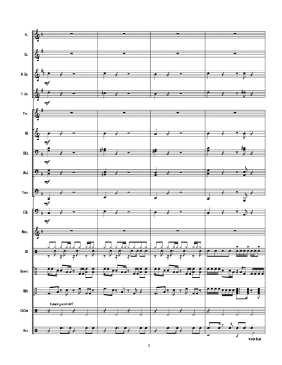 1 Thing Marching Band scores gallery preview page 2