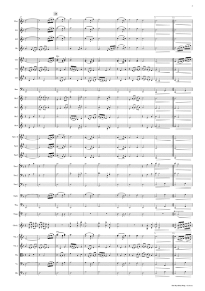 The Skye Boat Song - Orchestra Score and Parts image number null