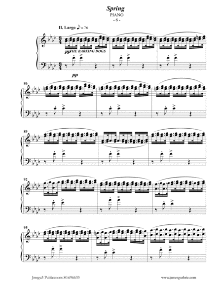 Vivaldi: The Four Seasons Complete for Euphonium & Piano by Antonio Vivaldi Euphonium - Digital Sheet Music