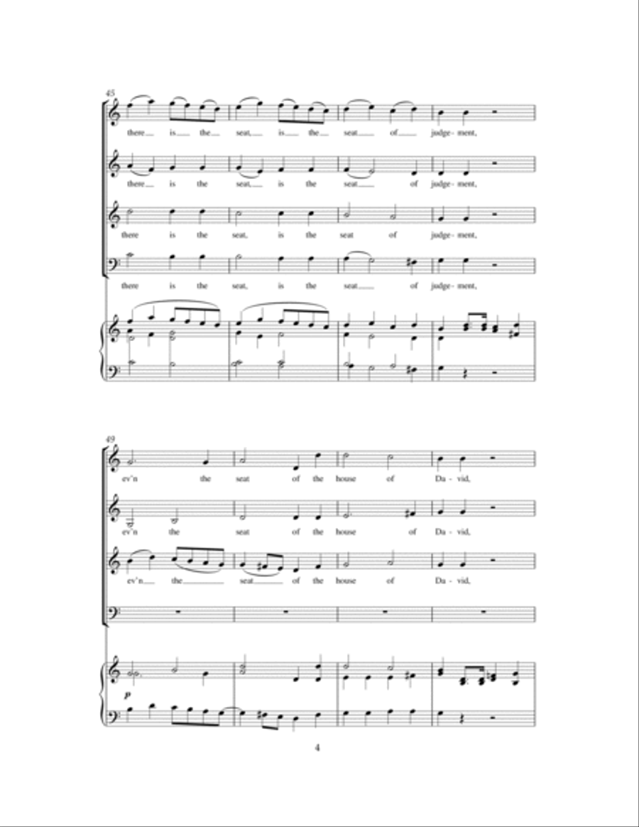 I Was Glad I Was Glad Choir scores gallery preview page 4
