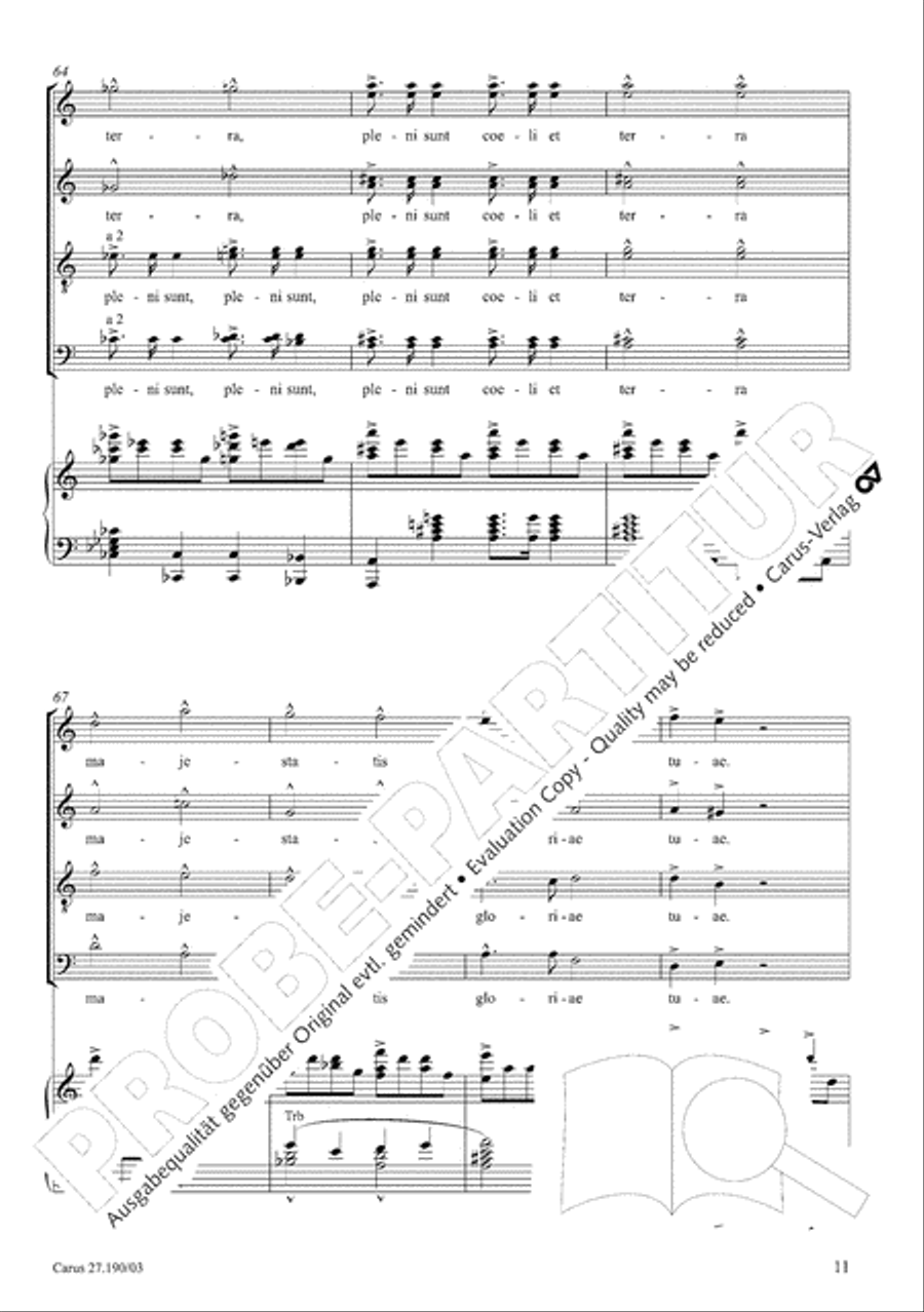 Te Deum 4-Part scores gallery preview page 12