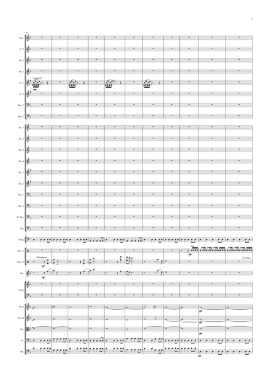 The Good, The Bad And The Ugly (main Title) Full Orchestra scores gallery preview page 3