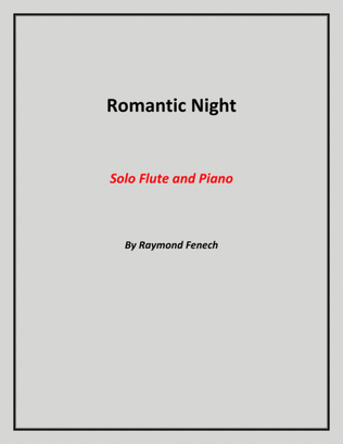 Romantic Night - Solo Flute and Piano