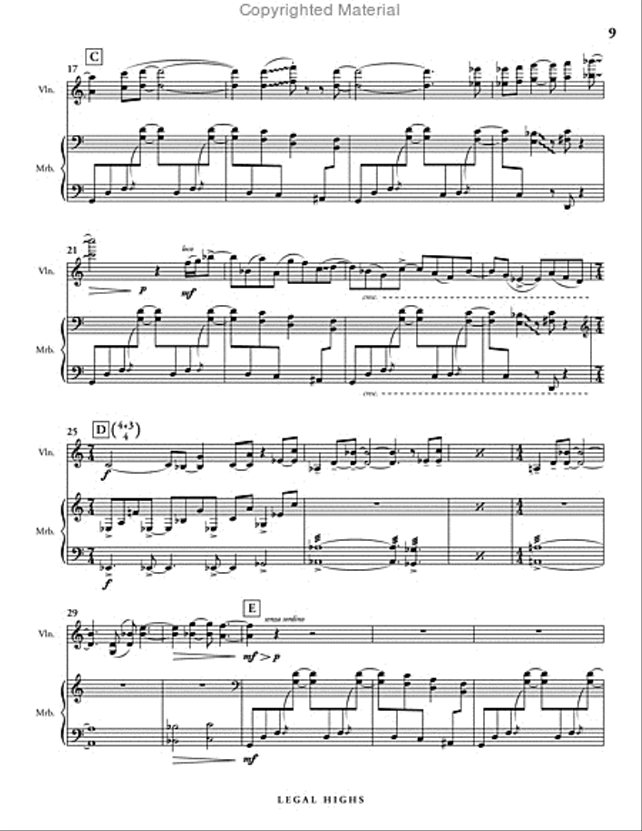 Legal Highs Legal Highs Violin scores gallery preview page 6