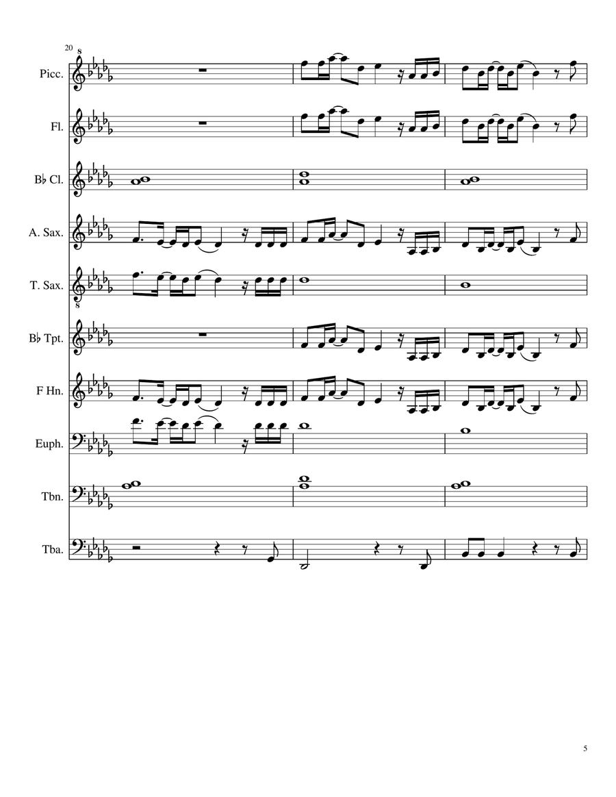 Burn Woodwind Ensemble scores gallery preview page 5