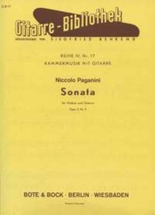 Book cover for Sonate Op. 3 Nr. 5